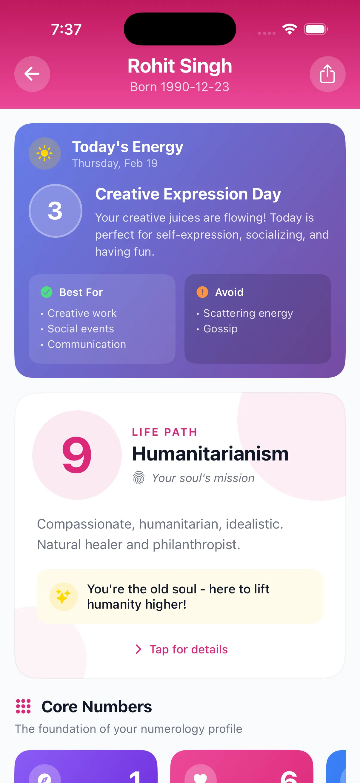 Free Astrology and Numerology Calculators — Sun Sign, Moon Sign, Nakshatra, and More
